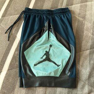 Nike Jordan Basketball shorts in Teal blue. No snags or flaws. Gently worn.
